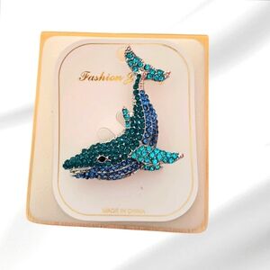 Whale Brooch Pin